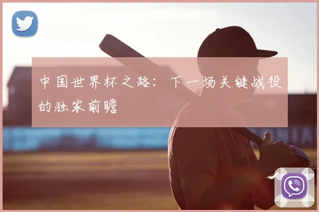 中国世界杯之路:下一场关键战役的独家前瞻